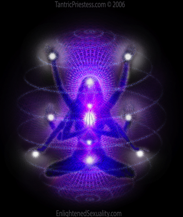 white tantra, tantric energy matrix image